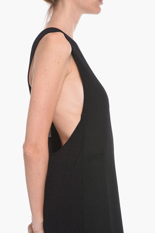 One-shoulder COMPACT Viscose Blend Dress