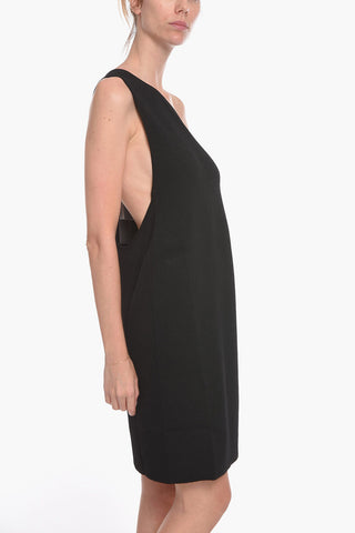One-shoulder COMPACT Viscose Blend Dress