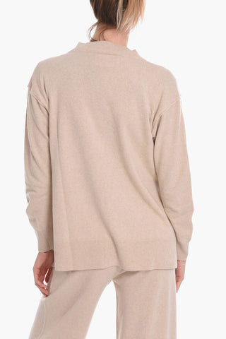 Cashmere-blend Relax fitting Cardigan with Side Slits