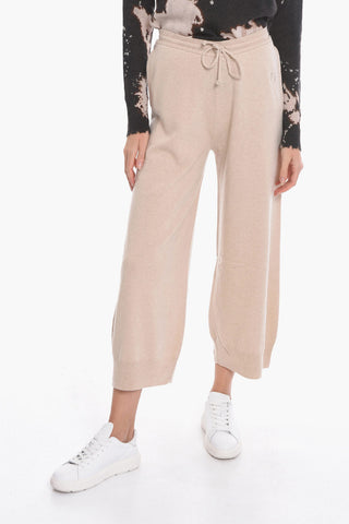 Pantaloni Jogger Flare in Cashmere 