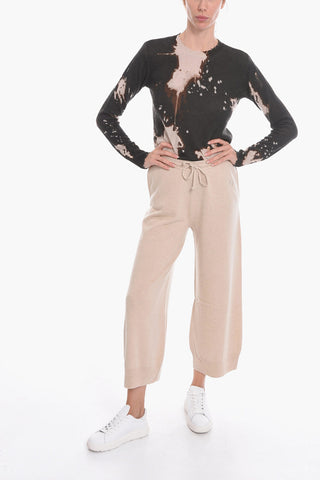 Pantaloni Jogger Flare in Cashmere 