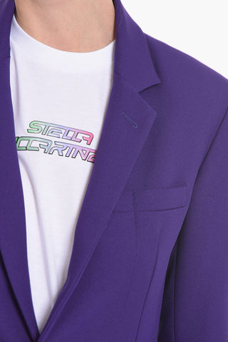 Half-lined Blazer with Front Slits