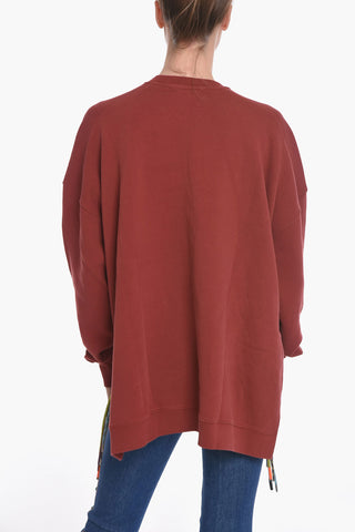 Crew Neck MULTICORD Brushed Cotton Sweatshirt