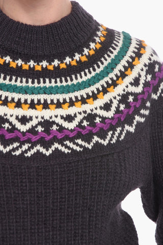 ETOILE Wool GIR FAIR ISLE Sweather