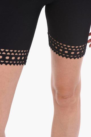Leggings Corti VIENNA con Motivo Traforato