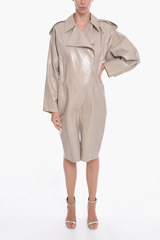 Leather SHINY Slim Fit Jumpsuit