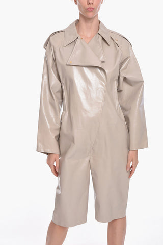 Leather SHINY Slim Fit Jumpsuit