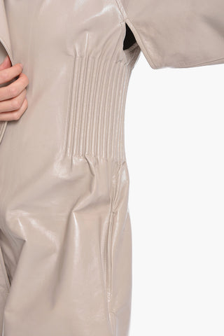 Leather SHINY Slim Fit Jumpsuit