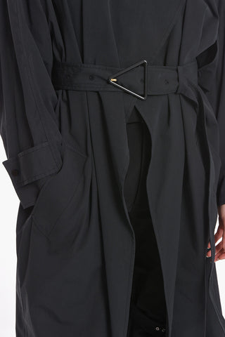 Belted COMPACT Open Trenchcoat