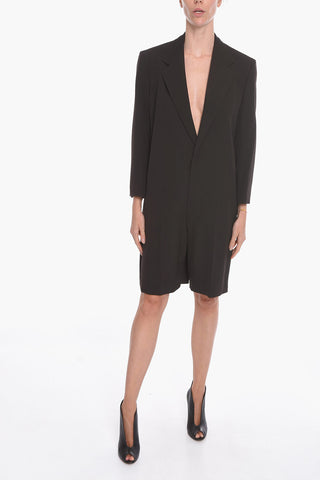 Jumpsuit FLUID in Lana con Design a Giacca