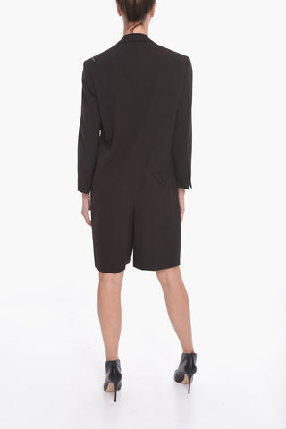 Jumpsuit FLUID in Lana con Design a Giacca
