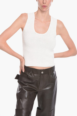 Tank Top RACKED in Misto Cotone