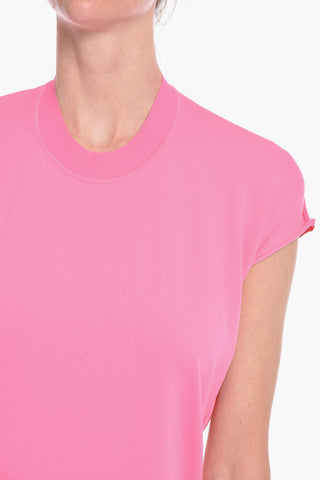 Vestito Midi Drappeggiato in Viscosa