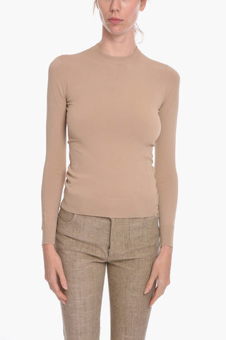 Long-sleeved TECHNO SKIN Viscose Blend Top