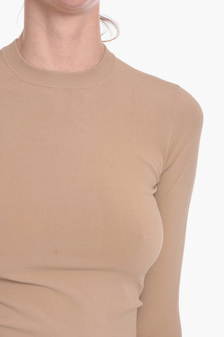 Long-sleeved TECHNO SKIN Viscose Blend Top