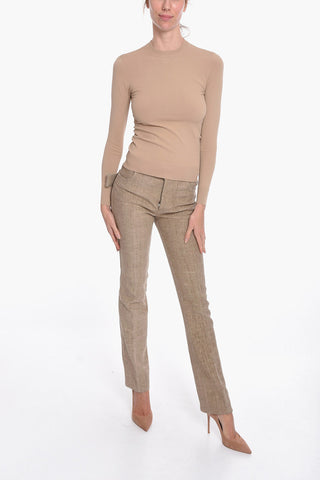 Long-sleeved TECHNO SKIN Viscose Blend Top