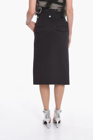 Denim NILEHORA Skirt with High Waist