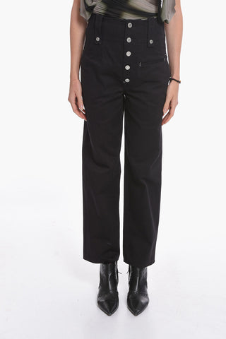 Jeans NARLENA a Vita Alta Button-up 21,5cm