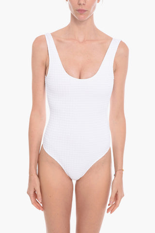 Costume Intero SQUARE in Licra Jacquard