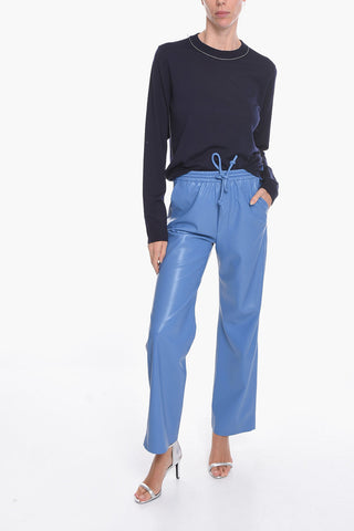 Pantaloni in Pelle Vegan