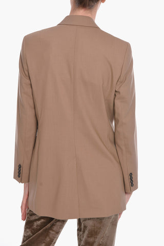 Blazer in Lana con Spacco Posteriore