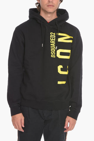 ICON Hoodie Sweatshirt with Logo Print