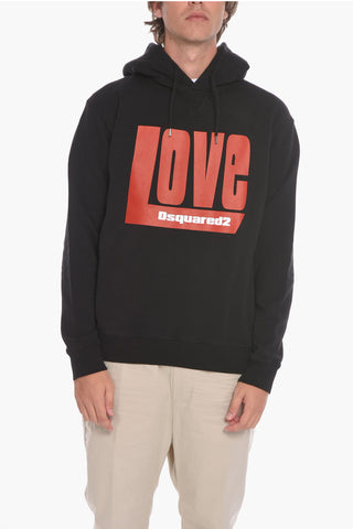 Hoodie sweatshirt with LOVE Print
