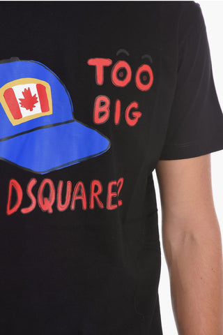 Crewneck T-shirt wih Graphic Print