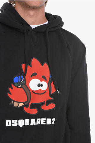 Hoodie sweatshirt with LEASF BUDDY Print