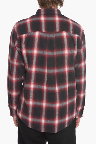 Camicia con Fantasia a Quadri e Stampa Logo