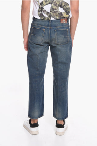 AVE. MONTAIGNE Cotton SELVEDGE Cropped Fit Denims 24cm