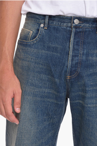 AVE. MONTAIGNE Cotton SELVEDGE Cropped Fit Denims 24cm