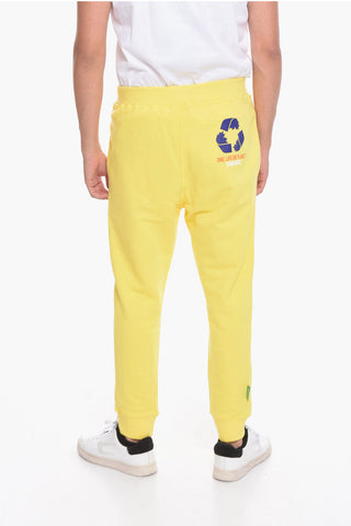 ONE LIFE ONE PLANET Brushed Cotton Joggers with Back Lettering