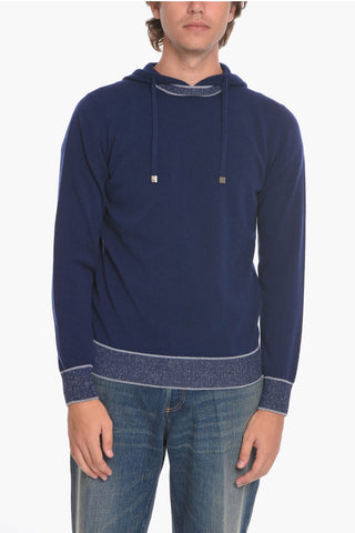 Maglia in Misto Lana con Cappuccio