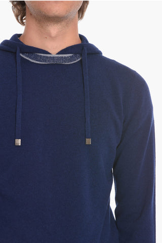 Maglia in Misto Lana con Cappuccio