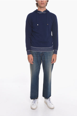 Maglia in Misto Lana con Cappuccio
