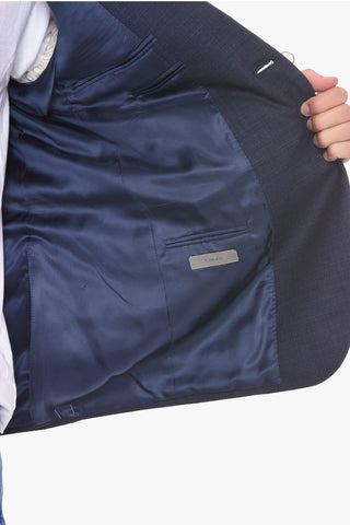 Blazer Foderato LEADER in Lana Vergine con Doppio Spacco