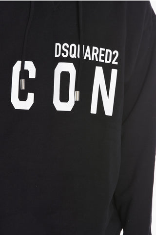 ICON Hoodie Sweatshirt with Logo Print