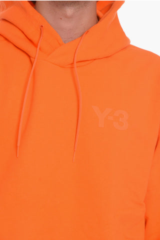Felpa Hoodie in Cotone Garzato con Maxitasca