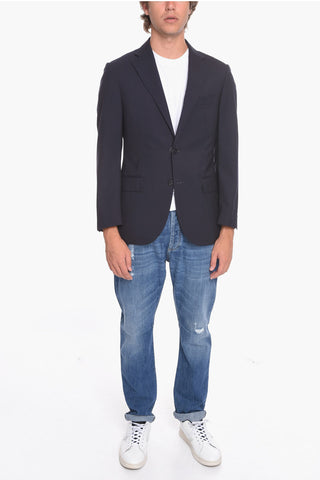2 Button LEADER Extrafine Wool Blazer