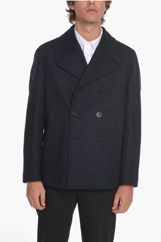 Two-toned MODERNIST Coat with Double Breast