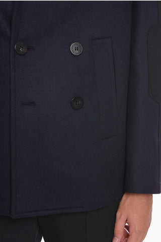 Two-toned MODERNIST Coat with Double Breast