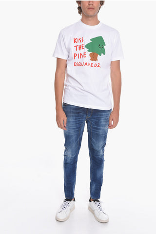 KISS THE PINE T-shirt with Print