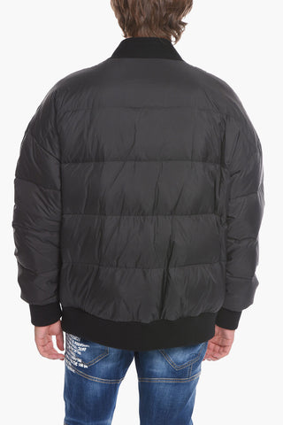 Kaban Puffer Cardigan with Embossed Logo