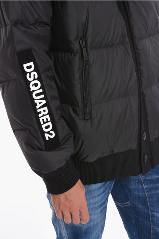 Kaban Puffer Cardigan with Embossed Logo