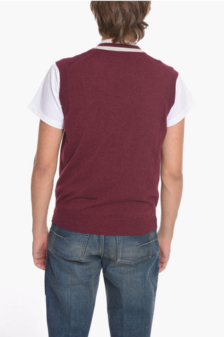 Gilet in Cashmere con Collo a V