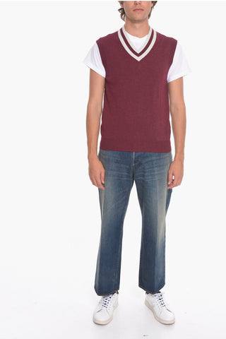 Gilet in Cashmere con Collo a V