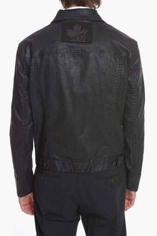 Aviator Denim Jacket with 4 Pockets