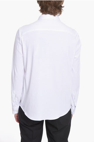 Camicia HYBRID in Jersey con Colletto Diplomatico