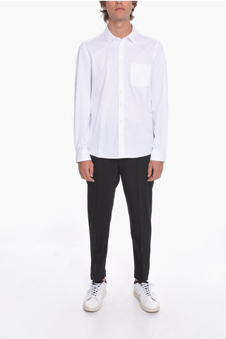 Camicia HYBRID in Jersey con Colletto Diplomatico
